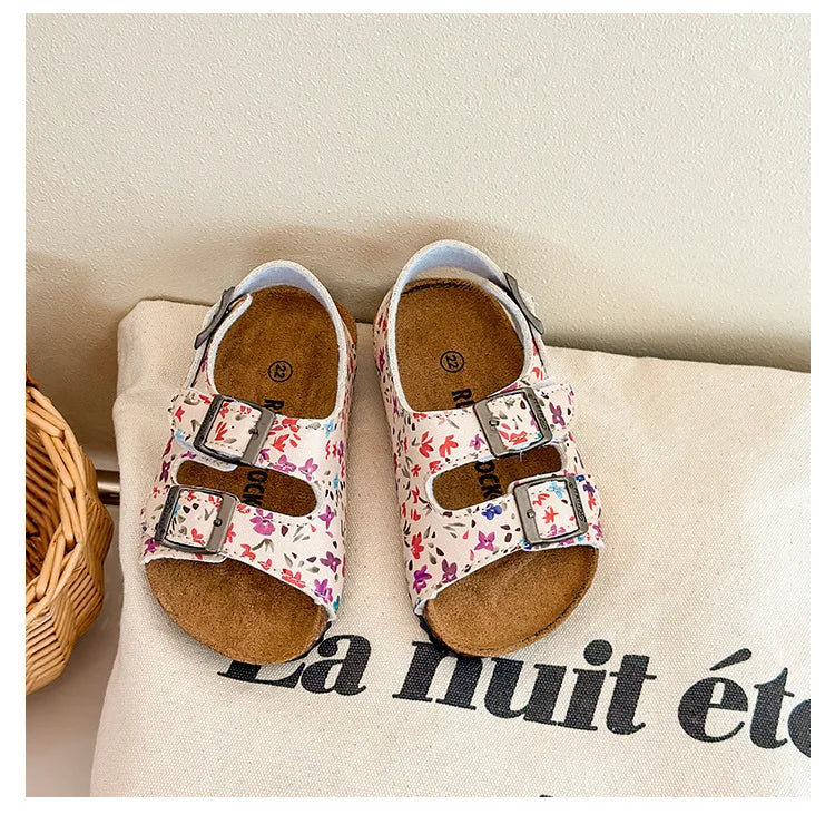 Boys Girls Summer Outdoor Soft Sole Anti Slip Kids Shoes Toddler Casual Open Toe Flat Sandals сандали
