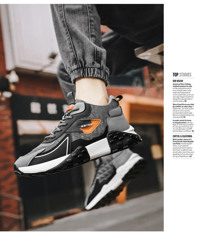 Imported Original Mens Luxury Platform Sneakers