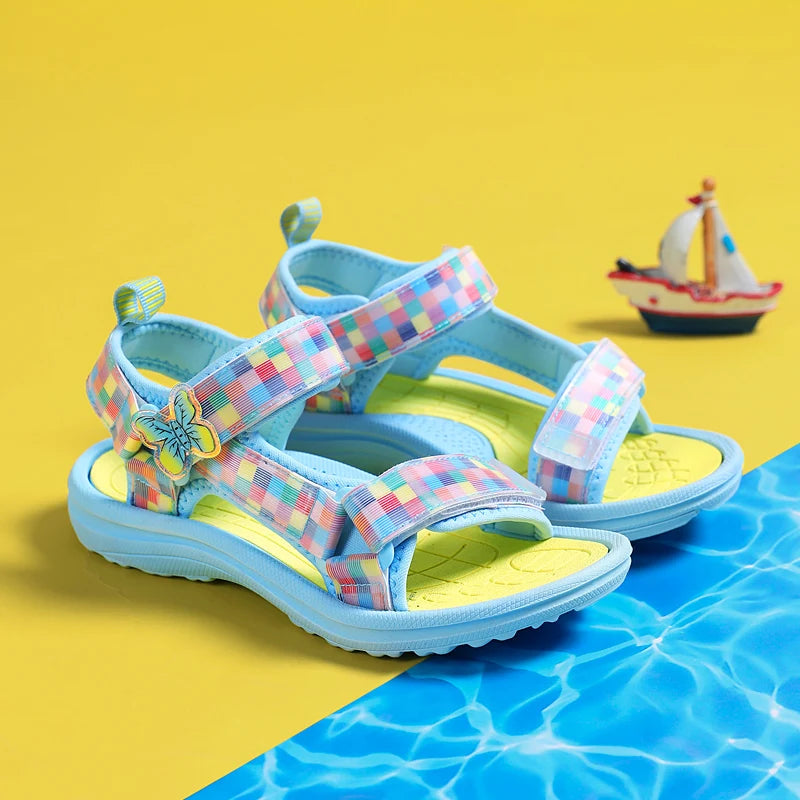 Summer Children Sandals Baby Toddler Soft Non-slip Princess Shoes Baby Cute Pearl Princess Dance  Kids Performance Prop