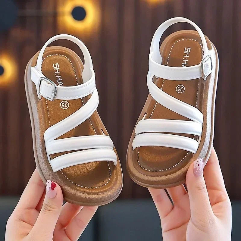 Baby Girls Sandals Summer Casual Children Sandals Girls Flat Shoes Fashion Casual Non Slip Kids Beach Shoes sandalias de mujer