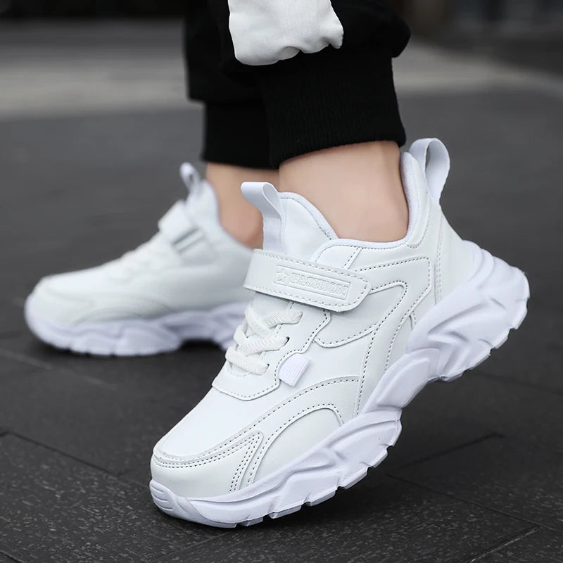 Girl's Fashion Sneakers Lovely Girls Sneaker Outdoor Breathable Mesh Flat Sport Shoes Kids Casual School Walking Shoe Antislip