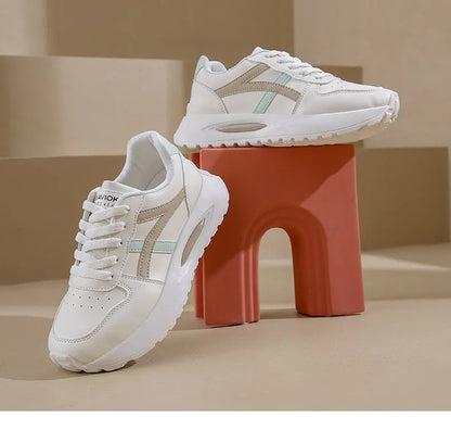 New sports shoes Women's White Sneakers Fashionable and Comfortable Sports Shoes Versatile Lightweight Casual Running Shoes