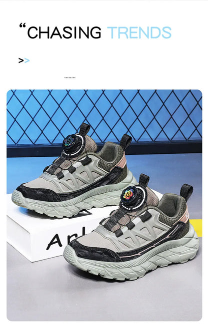 Fashion Knob Sports Shoes For Boys Comfortable Platform Children Casual Shoes Kids Designer Sneakers Breathable Child Sneakers