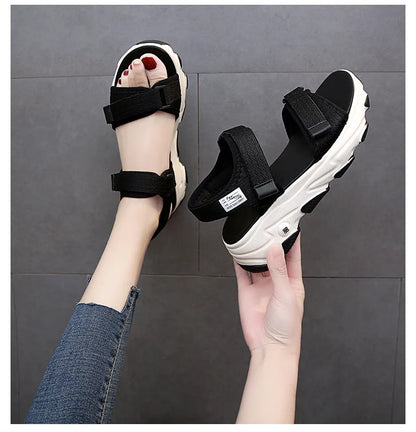 Sandals Women Shoes New Summer Sports Daddy Fashion Casual Non-Slip Platform non-slip Beach Shoes Sandalias