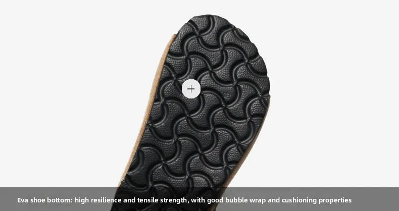 Boys Summer Soft Soled Cork Sandals Children One Line Herringbone Slippers Girl Beach Breathable Double Ring Buckle Casual Shoes