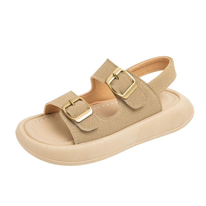 New Fashion Korean Style Soft Sole Anti-slippery Versatile Open-toe Roman Beach Shoes