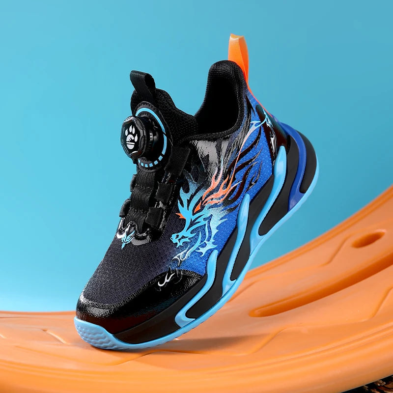 Imported Original Kids Rotary Buckle Sneakers