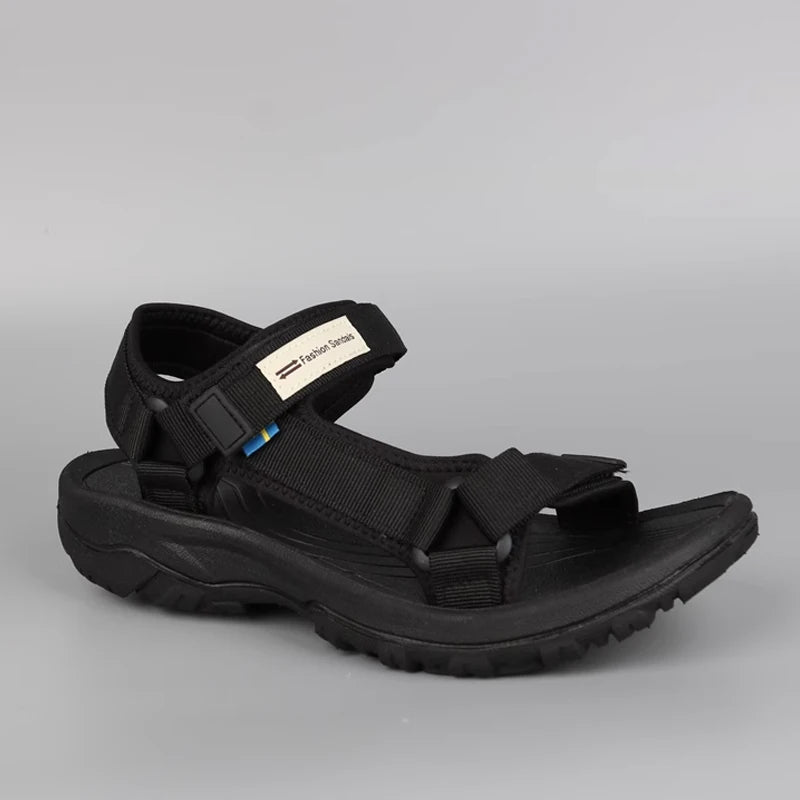 Women's Summer Sports Sandals Breathable Open-Toe Beach Walking Shoes Lightweight Comfortable Flat Sandals for Outdoor Travel