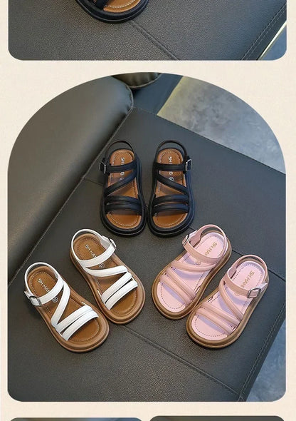 Baby Girls Sandals Summer Casual Children Sandals Girls Flat Shoes Fashion Casual Non Slip Kids Beach Shoes sandalias de mujer