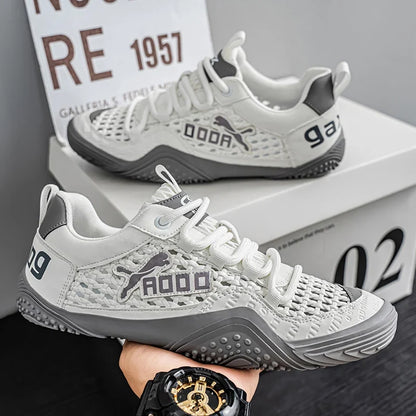 Shoes For Men Mesh Sneakers Summer Casual Breathable Sports Outdoor Hiking Tennis Running Designer Luxury Platform Loafers   (Available)