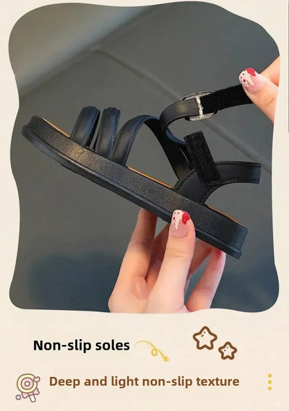 Baby Girls Sandals Summer Casual Children Sandals Girls Flat Shoes Fashion Casual Non Slip Kids Beach Shoes sandalias de mujer
