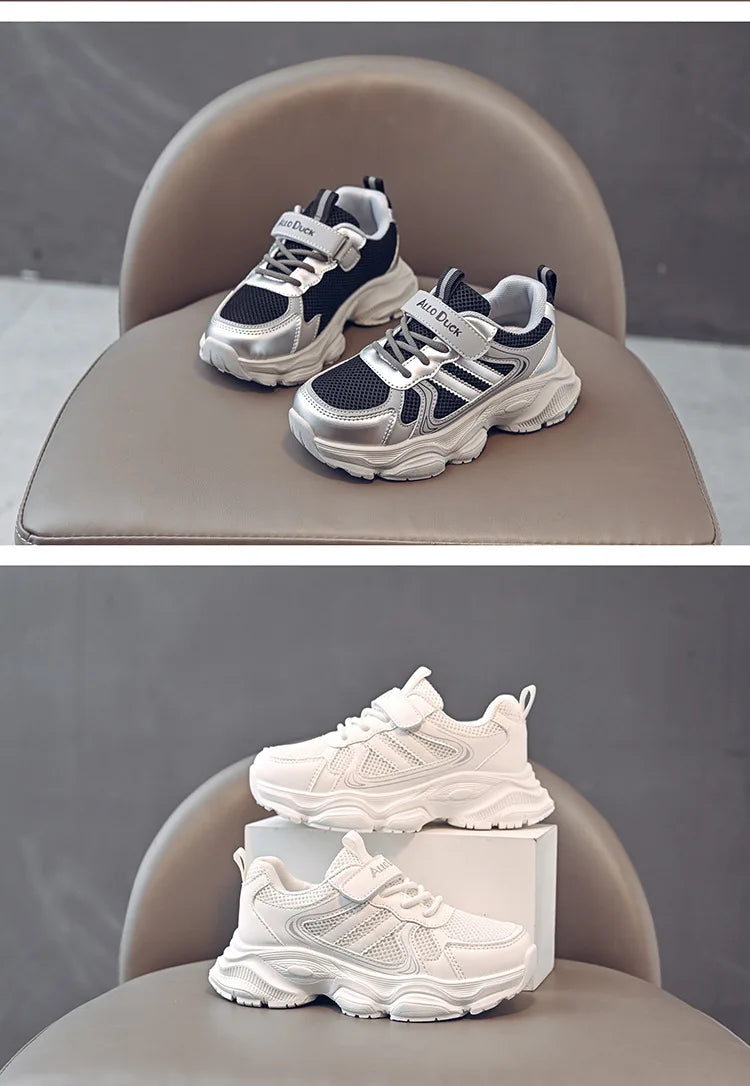 Spring Autumn New Boys Kids Sport Shoes Girl Baby Toddler Mesh Breathable Casual Running Shoes Soft Soled Children Sneakers