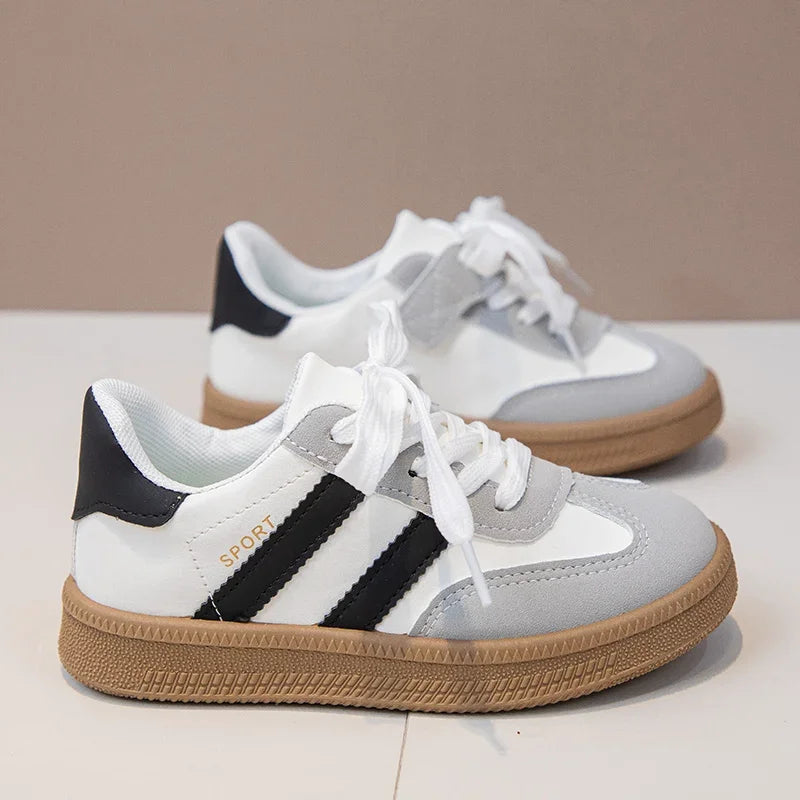 Kids Sneakers for Girls Spring Autumn New Boys Sneakers Fashion Patchwork Versatile Children Causal Tennis Shoes Hook Loop