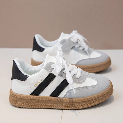 Kids Sneakers for Girls Spring Autumn New Boys Sneakers Fashion Patchwork Versatile Children Causal Tennis Shoes Hook Loop