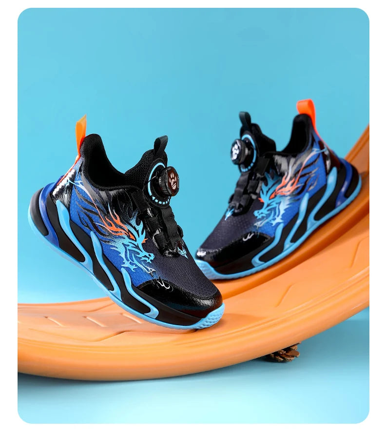 Imported Original Kids Rotary Buckle Sneakers