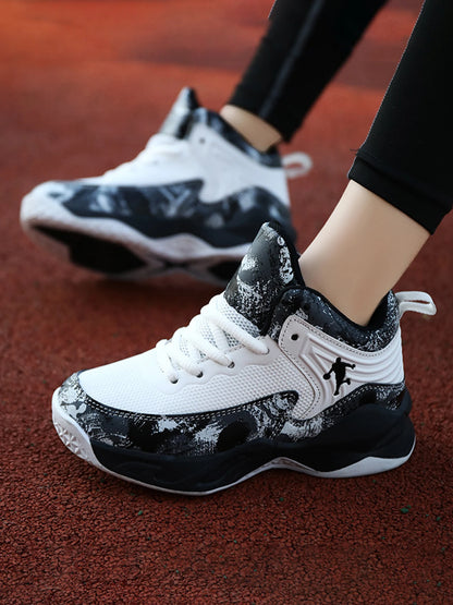 New Boys Brand Basketball Shoes for Kids Sneakers Thick Sole Non-slip Children Sports Shoes Child Boy Basket Trainer Shoes