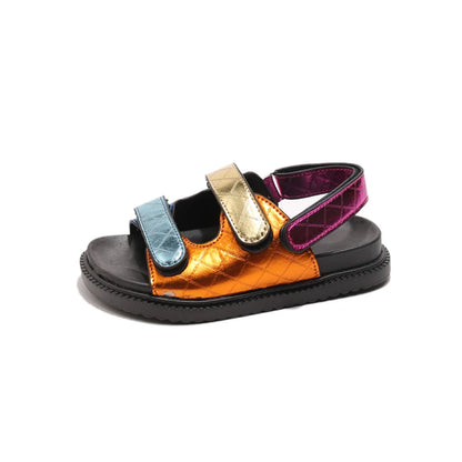 Children Shoes Hemp Rope Set Foot Beach Sandals Outdoor All-match Casual Slippers Large Size Baby Girl Shoes