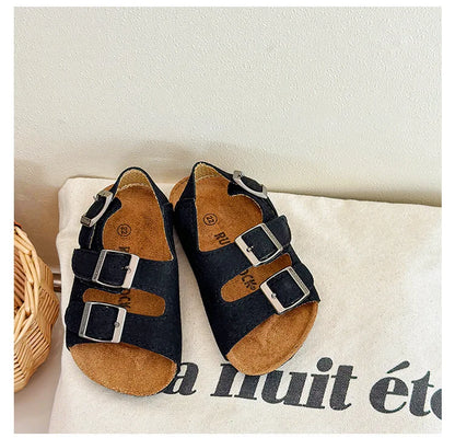 Boys Girls Summer Outdoor Soft Sole Anti Slip Kids Shoes Toddler Casual Open Toe Flat Sandals сандали