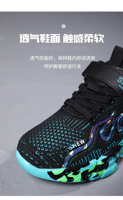 Boys Running Shoes Children Sneakers Mesh Kids Casual Sneakers for Boys