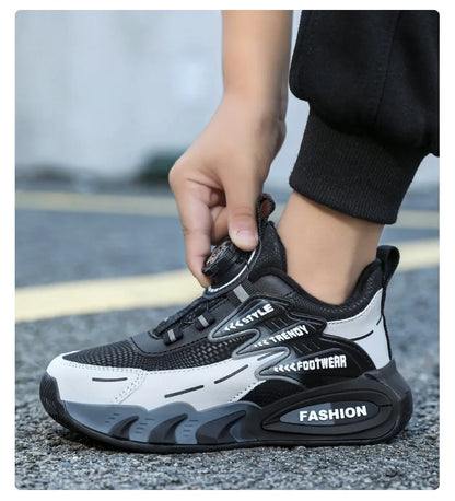 Luxury Boys Sneakers Spring 2026 Autumn Children Shoes Fashion Breathable Non-slip Kids Casual School Tennis Boy Sports Shoes