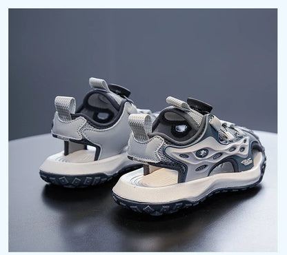 Kids Summer Shoes Girls Outdoor Protecting Toes Beach Sandal Water Shoes Casual Pink Non-slip Children Shoes Breathable Boys