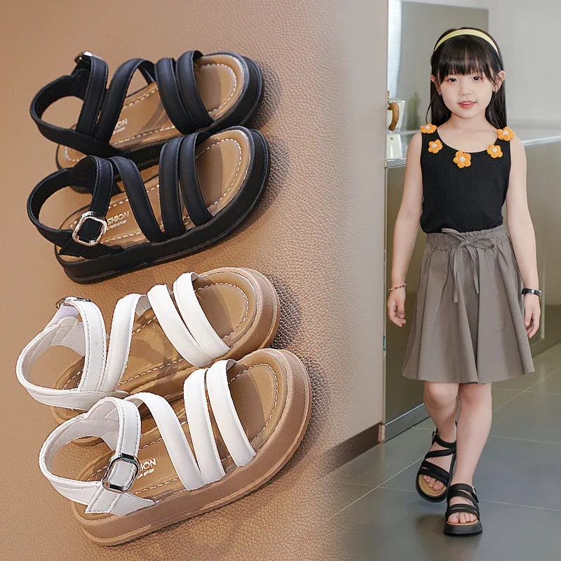 Baby Girls Sandals Summer Casual Children Sandals Girls Flat Shoes Fashion Casual Non Slip Kids Beach Shoes sandalias de mujer