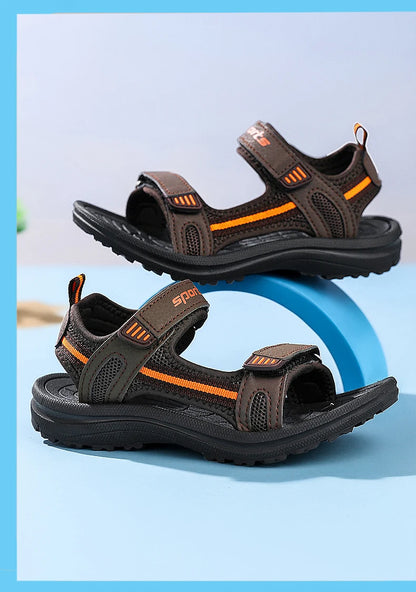 New Boys Sandals Shoes Summer Non-slip Beach Children Shoe Cartoon Sandal Girls Sandals Soft Baby Outdoor Beach Kids Sneakers