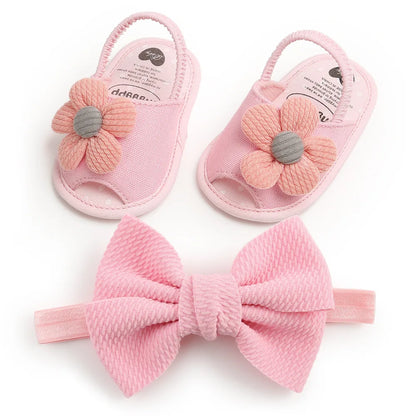 Baby Girls Sandals Summer Shoes Outdoor First Walker Toddler Girls Shoes for Summer