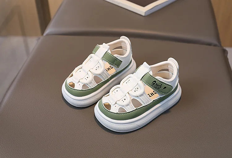 Summer Children Shoes Boys Soft Soles Beach Shoes Girl Baby Closed Toe Anti-kick Kids Sandal Summer Platform Sandals