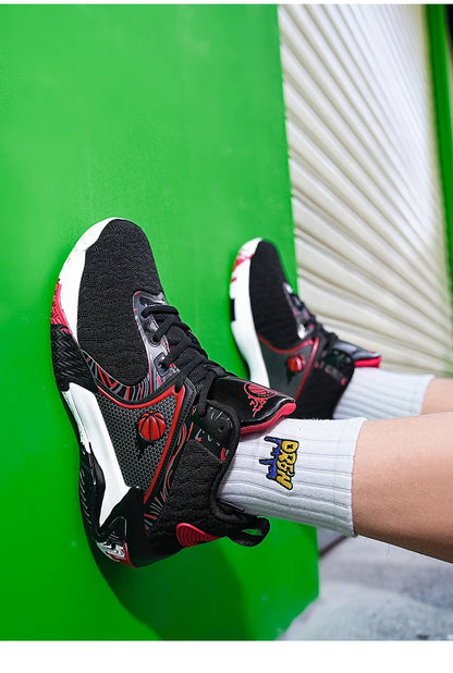 New Men's Basketball Shoes Cushion Anti Slip Sports Shoes Fitness Training Shoes Male Basketball Boots Tenis Sneakers Size 39-48