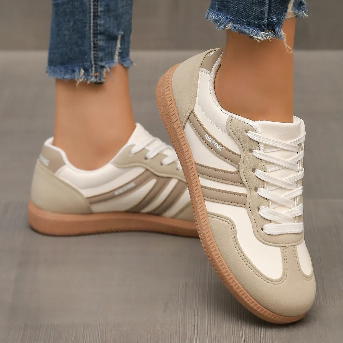 Women Sneakers Spring New Luxury Flat Loafers Comfortable Slip on Soft Female Sneakers Lightweight Outdoor Shoes for Women