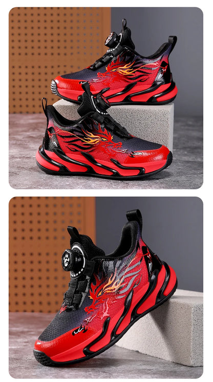 Imported Original Kids Rotary Buckle Sneakers