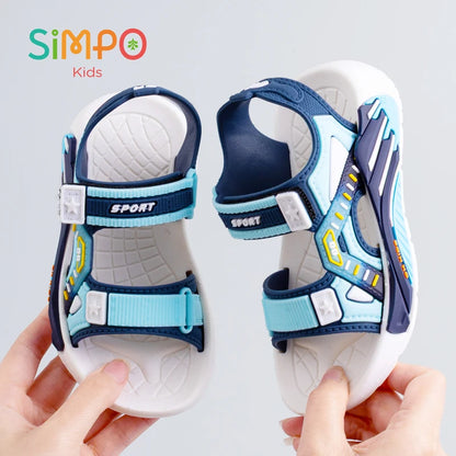 Summer Kids' Sandals Unisex Soft Bottom Casual Beach Shoes for Primary School Students Boys & Girls