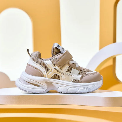 Autumn New Children Shoes Mesh Breathable Kids Sneakers Outdoor Sport Shoes Comfortable Soft Sole Fashion Girls Boys Shoes