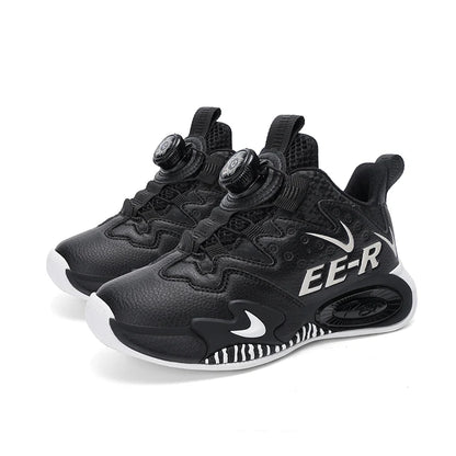 Boys' fashion knob sneakers comfortable platform children's casual shoes breathable non-slip outdoor student boy shoes