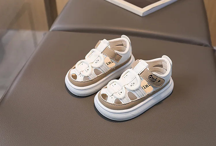Summer Children Shoes Boys Soft Soles Beach Shoes Girl Baby Closed Toe Anti-kick Kids Sandal Summer Platform Sandals