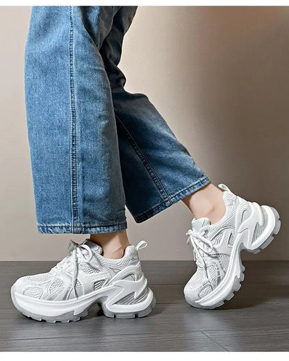 Athletic Woman Footwear New Sneakers Sports Designer Luxury Vulcanized Shoe Trends On Sale Mesh Breathable Shoes for Women