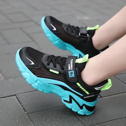 Fashion Non-Slip Casual Flat Running Shoes Breathable Lightweight Outdoor Tennis Shoes for Kids