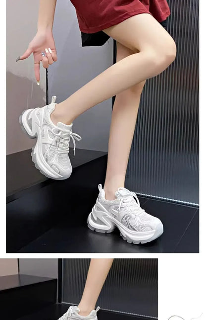 Athletic Woman Footwear New Sneakers Sports Designer Luxury Vulcanized Shoe Trends On Sale Mesh Breathable Shoes for Women