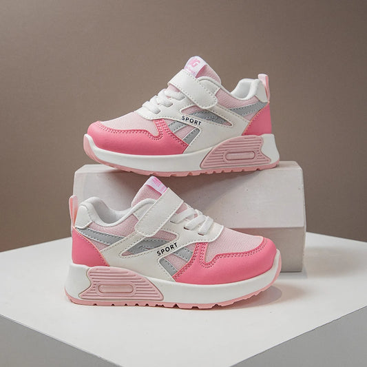 Autumn Childrens Boys Girls Sneakers Fashion Cute Mesh Outdoor Non-slip Kids Causal Shoes School Running Basketball Girls Shoes