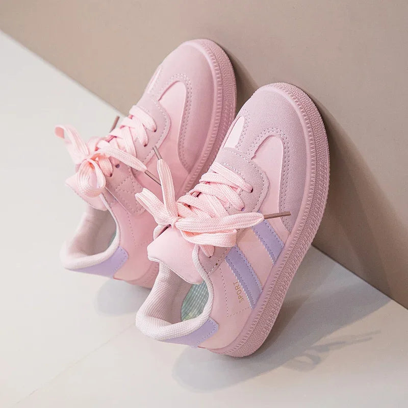 Kids Sneakers for Girls Spring Autumn New Boys Sneakers Fashion Patchwork Versatile Children Causal Tennis Shoes Hook Loop