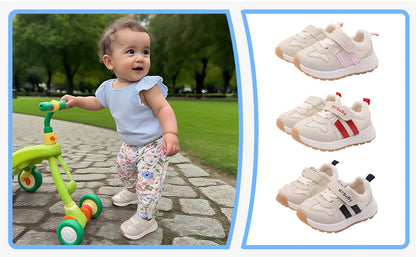 Baby Boys Girls Fashion Casual Sneakers  Breathable Non-slip Comfortable Walking Shoes