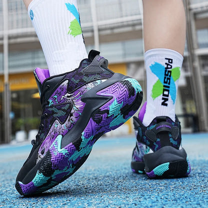 Men Basketball Shoes Unisex Breathable Athletic Light Sports Shoes Trainer Women Outdoor Unisex High Quality Sneakers