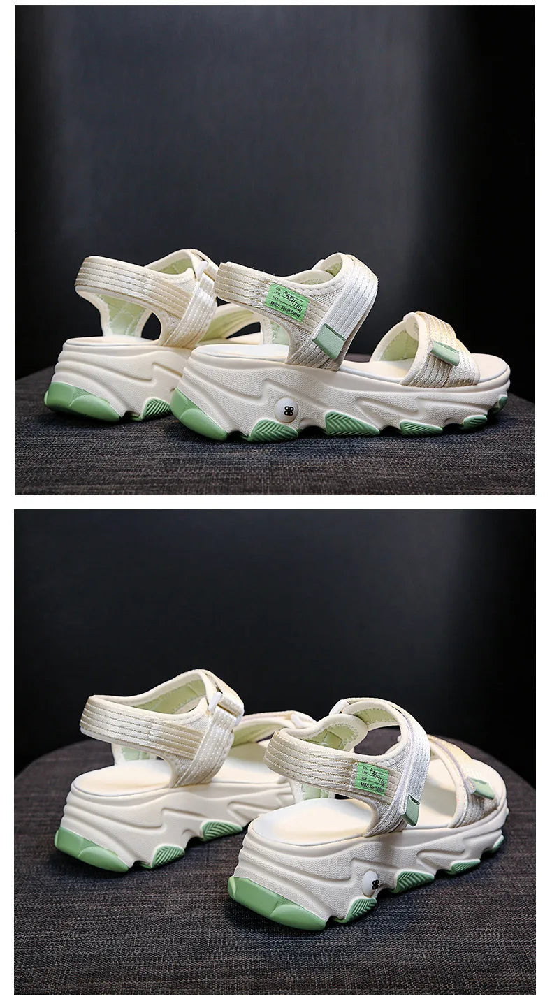 Sandals Women Shoes New Summer Sports Daddy Fashion Casual Non-Slip Platform non-slip Beach Shoes Sandalias