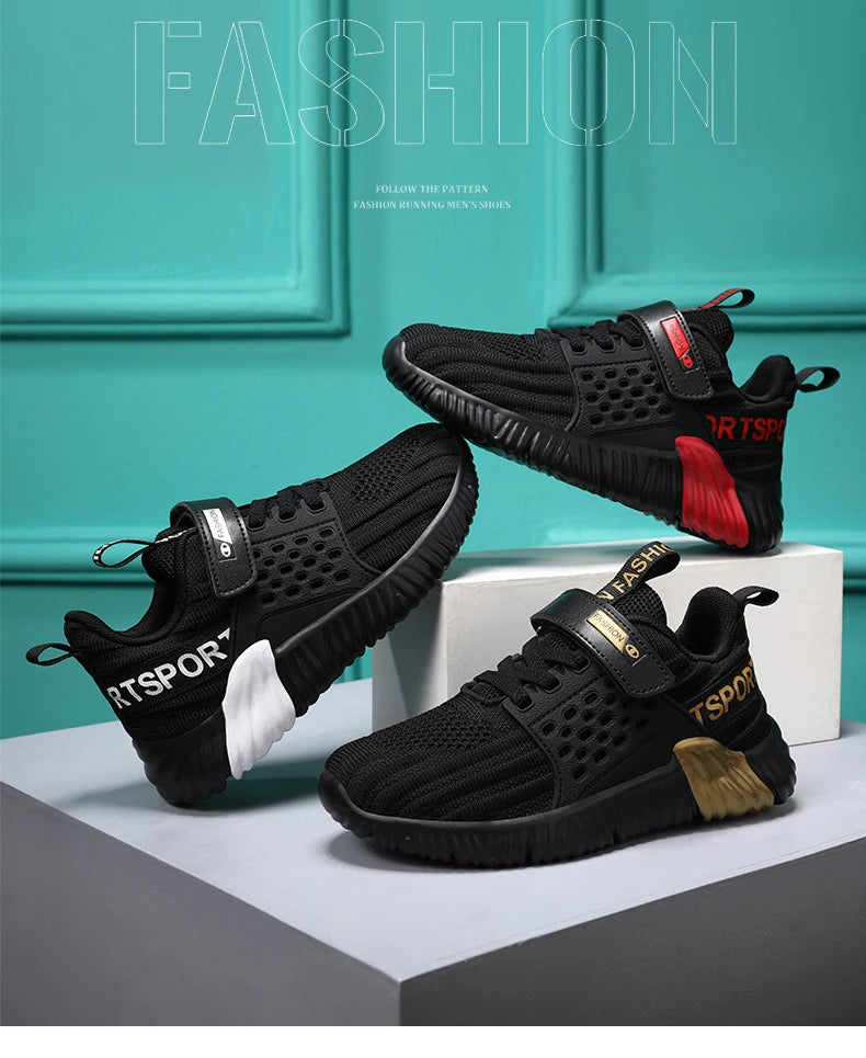 Boys Casual Shoes For Children Sneakers Shoes Mesh Anti-slippery Fashion Tenis Infantil Menino Spring