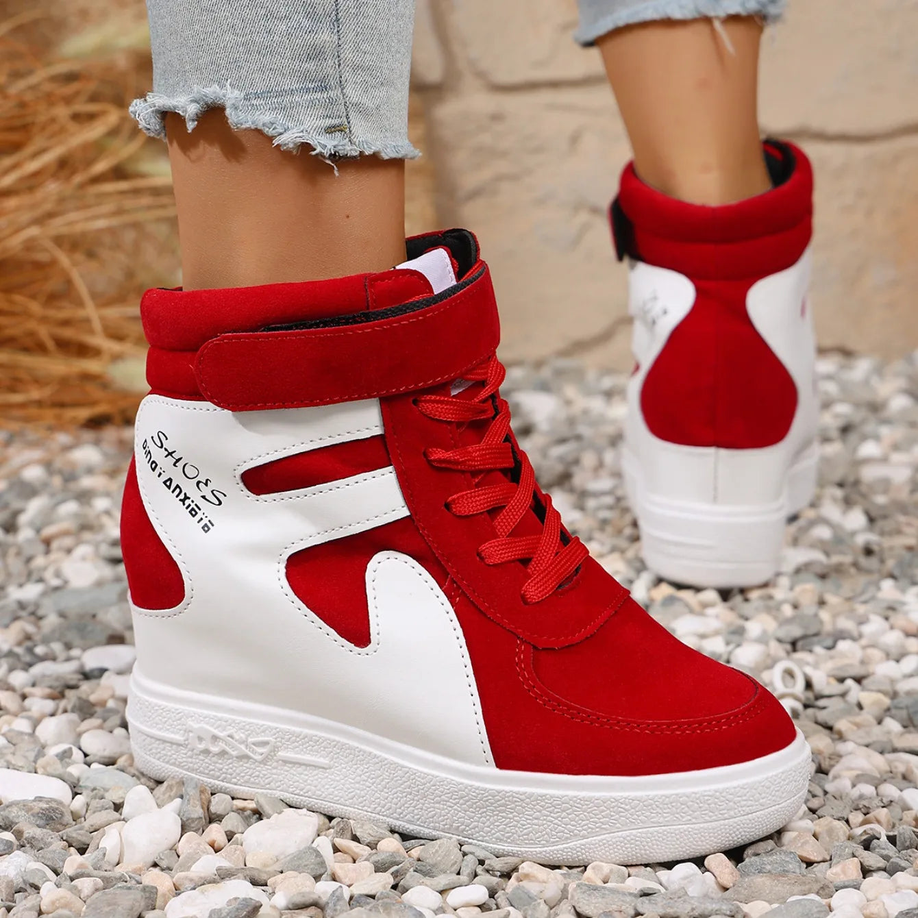 Women SneakersNew Korean Fashion Shoes Thick Bottom Increased Inner Heel Sneakers Women Casual Designer Shoes for Women