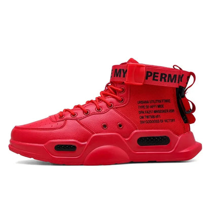 Mens Casual Sneakers High-tops Sneakers Trendy Boys Basketball Sports Tennis Shoes Outdoor Off-road Shoes Couple Sneakers