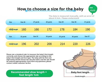 Fashion Children's Sneakers Kids Design White Non-slip Casual Shoes for Boys Girls Hook Breathable Trainers Toddler Outdoor Shoe
