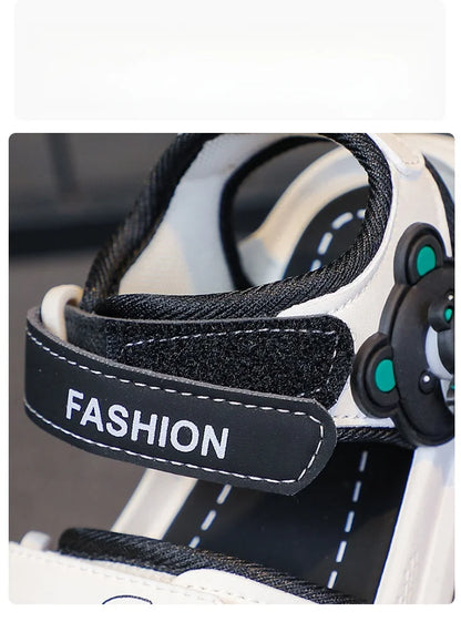 Toddler Sandals For Baby  Boys Girls Sandals Soft-soled Cartoon First Step Footwear For Infant Kids Trend Fashion