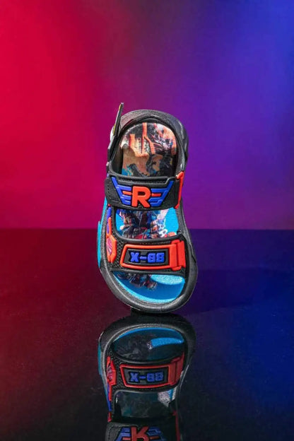 Upgraded Boys Sandals Soft Sole Anti Slip Sandal Cartoon Outwear Small and Medium Sized Children Beach Sandals